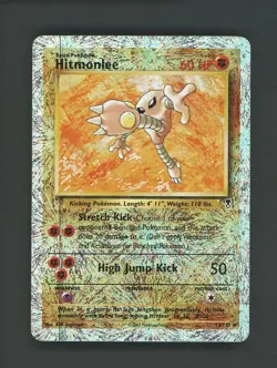 2002 Pokemon Legendary Collection Reverse Foil #13 Hitmonlee - Image 1