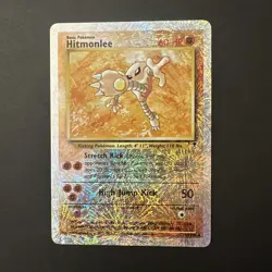 Pokemon Legendary Collection 13/110 Reverse Holo Hitmonlee Vintage Card - Image 1
