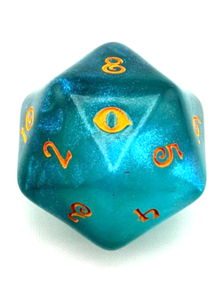 MTG Lorwyn Eclipsed Oversized D20 spindown life counter dice - Image 2