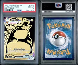 PSA 10 GEM MINT Pikachu VMAX TG29/TG30 Lost Origin Trainer Gallery Holo Pokemon - Image 3