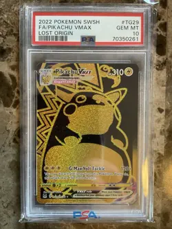 PSA 10 GEM MINT Pikachu VMAX TG29/TG30 Lost Origin Trainer Gallery Holo Pokemon - Image 1