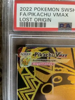 PSA 10 GEM MINT Pikachu VMAX TG29/TG30 Lost Origin Trainer Gallery Holo Pokemon - Image 2