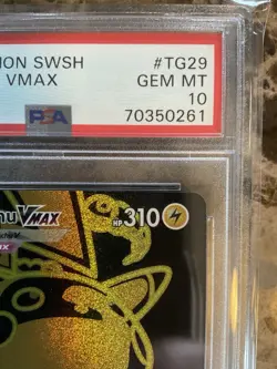 PSA 10 GEM MINT Pikachu VMAX TG29/TG30 Lost Origin Trainer Gallery Holo Pokemon - Image 3
