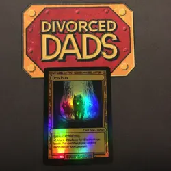 Divorced Dads Court of Chaos Dog Park - Terrain Card HOLO V1 MISPRINT - Image 1