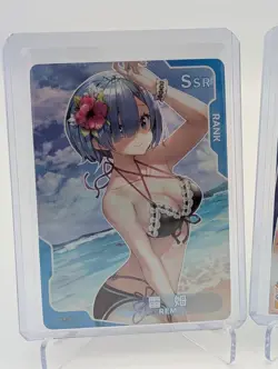 Rem, Re:Zero Waifu Cards Goddess Story Senpai Doujin Anime CCG Waifu Cards - Image 4