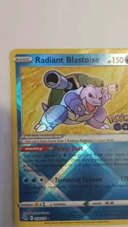 Pokemon GO Radiant Charizard, Blastoise, Venusaur Holo 3-Card Lot - Image 3