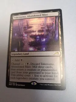 MTG: Kamigawa: Neon Dynasty: Takenuma, Abandoned Mire (LP) - Image 3
