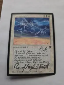 Thunder Spirit ARTIST PROOF Randy Asplund-Faith Legends Magic the Gathering - Image 1