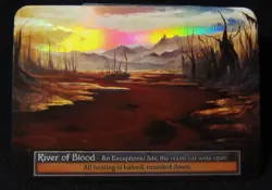 Sorcery Contested Realm GOTHIC FOIL RIVER OF BLOOD Exceptional Site - Image 1