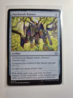 Patchwork Banner Bloomburrow Regular - Image 1