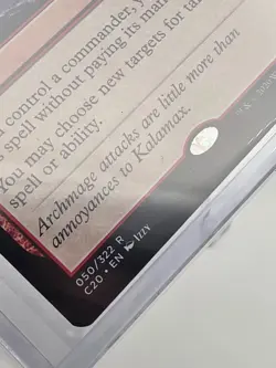 Deflecting Swat Commander 2020 Regular NM/M #050/322 MTG Deck Fresh in Toploader - Image 3