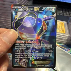 Pokemon TCG Genesect-EX Holo Full Art Ultra Rare Card XY 120/124 - Image 1