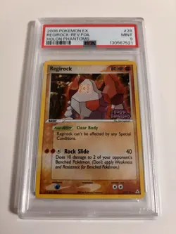 Regirock Pokemon TCG EX HOLON PHANTOMS #28 2006 Stamped Rev. Foil PSA 9 MINT - Image 1