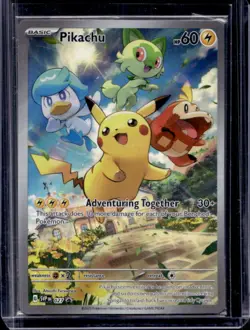 2023-25 Pokemon SV Black Star Promos SVP EN Pikachu #027 - Image 1