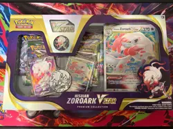 Pokemon Hisuian Zoroark VSTAR Premium Collection Box Booster 2022 - Image 1