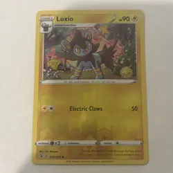Pokemon Luxio 092/264 Fusion Strike Reverse Holo Common Sword And Shield - Image 1