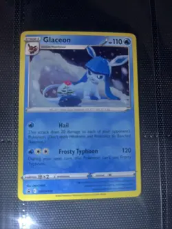 2022 POKEMON SWSH BLACK STAR PROMO 192 GLACEON-HOLO BRILLIANT STARS BLISTERS - Image 2