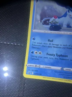 2022 POKEMON SWSH BLACK STAR PROMO 192 GLACEON-HOLO BRILLIANT STARS BLISTERS - Image 3