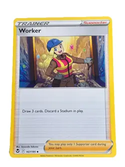 New: 2022 Pokemon TCG Worker 167 Silver Tempest Regular Uncommon - Image 1