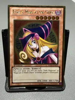 Dark Magician Girl 1st Edition PGLD-EN033 Yugioh - Image 1