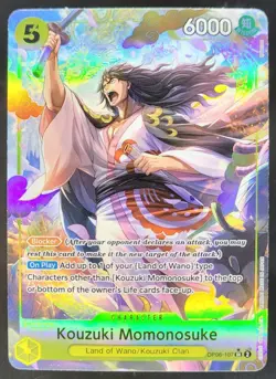Kouzuki Momonosuke (Alt Art) OP06-107 One Piece: Wings Of The Captain BK3 - Image 1
