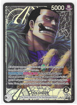 Crocodile OP14-079 L* Alt Art Leader English - NM One Piece CCG - Image 1