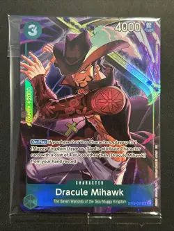 One Piece Dracule Mihawk ST12-003 Illustration Box Vol. 4 Promo English Sealed - Image 1