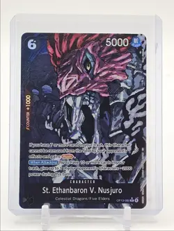 ST. ETHANBARON V. NUSJURO 2025 ONE PIECE RARE ALT ART #OP13-080 Q0646 - Image 1