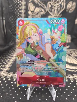 Hibari (Alt Art) OP11-010 SR Fist of Divine Speed ONE PIECE English - Image 1