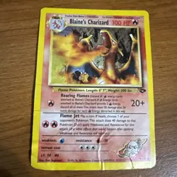 Pokemon TCG Blaine's Charizard 2/132 Gym Challenge Holo! HP Condition! See Desc. - Image 1