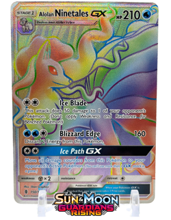 Pokemon Sun & Moon Guardians Rising Reverse Holo Rainbow Secret Rare YOU PICK - Image 1