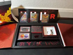 Team Rockets Moltres Promo Cards EX UPC Box Opened With Items, No Packs - Image 3