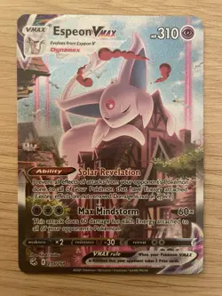 Pokemon Espeon VMAX Fusion Strike Secret Rare Full Art Alt Art 270/264 NM - Image 1