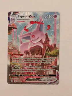 Espeon Vmax Fusion Strike Alt Art Pokemon Card 270/264 Full Art 2021 FA NM - Image 1