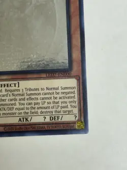 The Winged Dragon of Ra (Ghost Rare) LED7-EN000 Legendary Duelists: Rage of #1 - Image 4