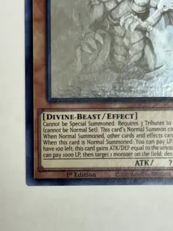 The Winged Dragon of Ra (Ghost Rare) LED7-EN000 Legendary Duelists: Rage of #1 - Image 5