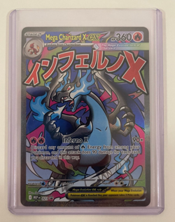 Mega Charizard X EX MEP 023 UPC Promo Full Art Card Pokemon TCG - Image 1