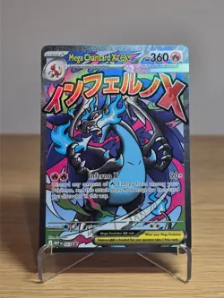 NM! Mega Charizard X EX MEP 023 UPC Promo Full Art Card Pokemon TCG - Image 1