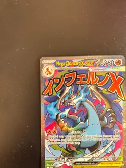 NM! Mega Charizard X EX MEP 023 UPC Promo Full Art Card Pokemon TCG - Image 3