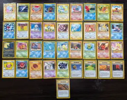 Pokemon Neo Revelation COMPLETE SET Uncommon/Common WOTC 37 Card Lot MP-NM - Image 1