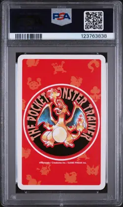 1996 POKEMON RED VERSION PLAYING CARDS ACE OF HEARTS #007 SQUIRTLE PSA 9 - Image 2