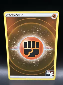Stamped Cosmo Holo Basic Fighting Energy - Pokemon Prize Pack Series 3 Card - NM - Image 1