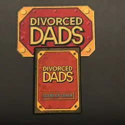 Divorced Dads Court of Chaos Gas Station - Terrain Card HOLO V1 MISPRINT - Image 2