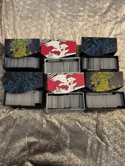 Bulk Pokemon Cards Holos Uncommon Commons In Empty Etb Cases Lot of 6 - Image 1