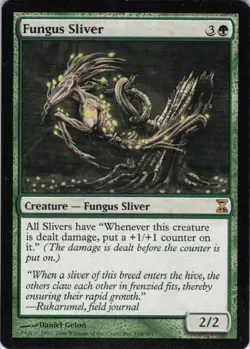 MTG Fungus Sliver (195) | LP | Time Spiral {TSP} - Image 1