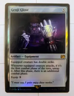 Genji Glove - MTG - Final Fantasy - Foil - R 0258 - Image 1