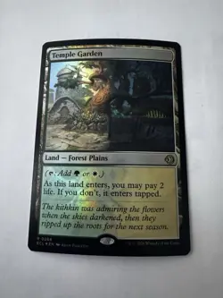 Temple Garden Lorwyn Eclipsed FOIL, Unplayed Pack To Sleeve - Image 1