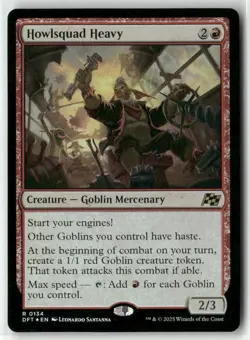 Howlsquad Heavy 134 Foil Near Mint MTG Aetherdrift Magic - Image 1