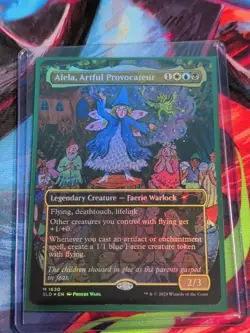 Alela, Artful Provocateur (1630) (Rainbow Foil) Secret Lair Drop Foil - Image 1