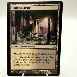 Magic The Gathering Ravnica Remastered Godless Shrine Regular NM - Image 1